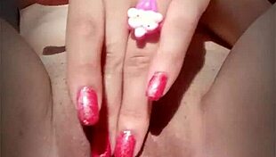 Argentine Nympho Stepsis Milet Fingers Pussy Outdoors