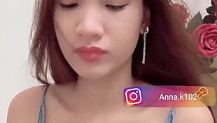 anna k102 shows off her big tits on instagram