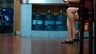 chinese milf strips like a total slut