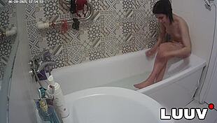 oh man luuv elika shaving her smooth legs on cam in bathroom feels so real...