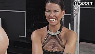 Chloe Lamour milf endures raunchy anal creampie drilling by monster cock