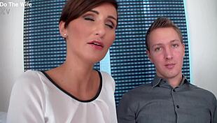 Euro Wife Gabrielle Gucci Rides Massive Black Cock to Facial Cumshot