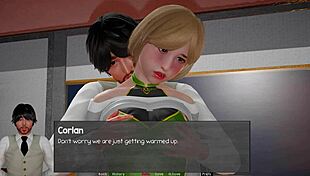 Headmaster's big tits fantasy play unfolds with golden temptation master