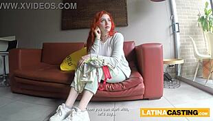 Redhead Latina Pounds Casting Agent's Monster Cock to Ace Interview