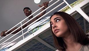 Jolee Love's Big Tits Lead to Stranger Anal in Horny Hostel