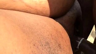 Fat Ebony Pussy Swallows Massive BBC Whole