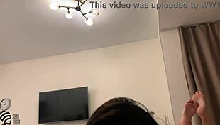 milf sucks stepson off then takes facial 💦😍