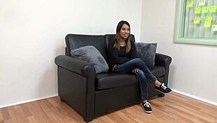 mandy mynxx gags hard on cock while choked in deepthroat frenzy