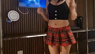 hot latina redhead neighbor dances sensual before i fuck her tight ass