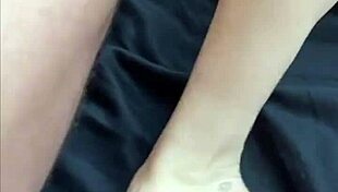 caught lingerie model rubbing pussy on set. pov teen anal creampie footjob.