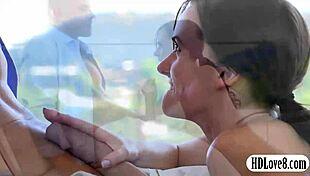 Jayden's petite hands stroke cock in intimate glamcore handjob bliss