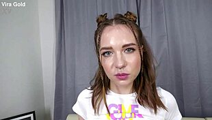 goldie small's tiny 37kg body takes rough anal gape and facial cum