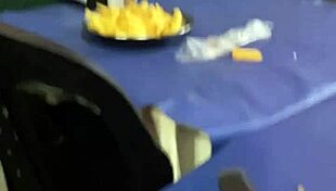 i got so scared spotting my stepdaughter panty-less at the bar sexy latina outdoor