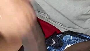 invited neighbor for movie she drops for deepthroat pussy pounding!