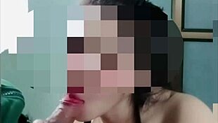 thai girl sucks huge cock homemade then gulps cum in mouth ughh