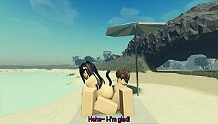 Fucking Roblox Catgirl Creampie at Beach