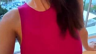 stepmom sneaks milky tit suck from horny stepson