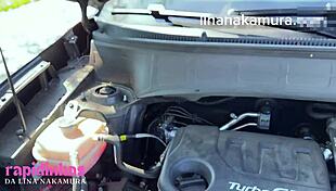 tiny asian teen lina nakamura fucks bbc mechanic raw outdoors in public pov cum in mouth