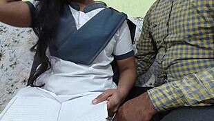 tuition teacher seduces hairy indian student pussy with tempting repair in sexy hindi voice