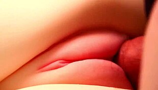 her intimate area looks flawlessly maintained up close