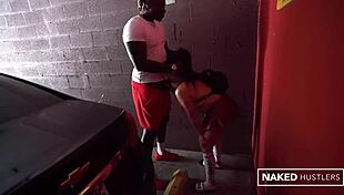 naughty latina sorority slut bent over doggystyle by huge black cock