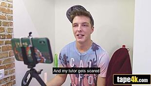 big natural tits gilf teacher rides cock learning dark pussy lesson!