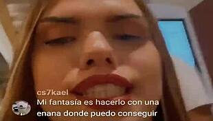 intriguing sexy spanish midget reveals her unique charm