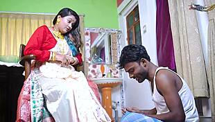 Desi Mallu Bhabhi Shares Passionate Moments With Two Devar Brothers