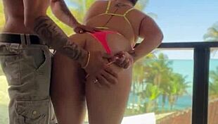 Squirt Gaucha Big Ass Fucks Maloqueiro Raw Balcony Seaside!