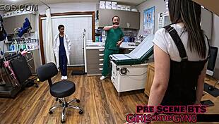 A Stimulating Exam With Ditria Rose's Pierced Nipples