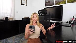 pervymother milf shows stepson how to deepthroat her big tits right 😏🔥