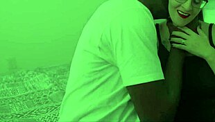 Brunette wife Christina Sapphire impaled on BBC Dre Strong's long monster