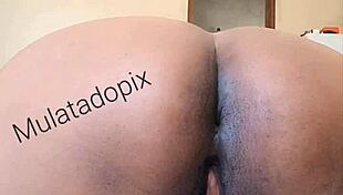 Watch Her Tongue Her Tight Ass Until It's Dripping Wet