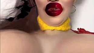 Goddess in glasses demands cash before you worship