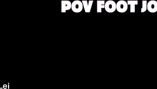 POV Petite Milf Wrinkled Feet Huge Toes Worship