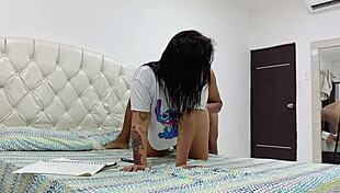 Ever seen a stepdad's monster cock satisfy his horny latina stepdaughter like this?