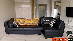 big tits bald ebony deepthroats sloppy big white cock pov casting