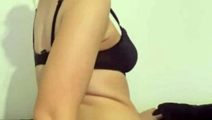 young millie rides dildo till she squirts wild