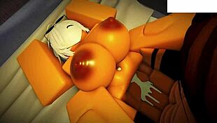 Roblox Slut Begs for Bareback Creampie Fill-Up