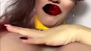 Goddess in glasses demands cash before you worship