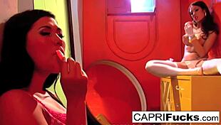 Capri Pounds London's Pussy in Intense Lesbian Fuck Session