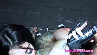 Besties in army uniforms, wanna share this dick with them?