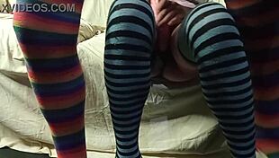 OMG! Spectacular BRUNETTE DRESSES AS WOMAN And FUCKS Boyfriend In Hot Roleplay Frenzy!