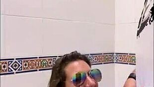 shhh... public toilet quickie fuck in restaurant, don't get caught