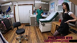 A Stimulating Exam With Ditria Rose's Pierced Nipples