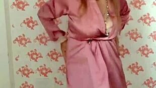 Cougar granny dances seductively in big tits amateur compilation mature milf solo