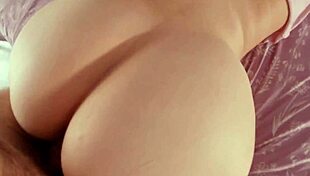 i face fuck hot stepsis and cum on her huge ass early morning!