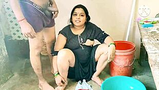 desi indian mommy you want this hard cock wrecking your mature pussy in bathroom?