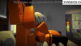 Roblox Slut Begs for Bareback Creampie Fill-Up