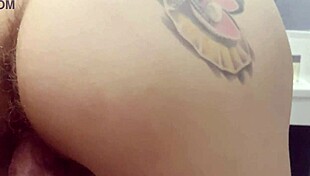 Pretty Redhead Neighbor Fucked Creampie on Hairy Pussy Ass